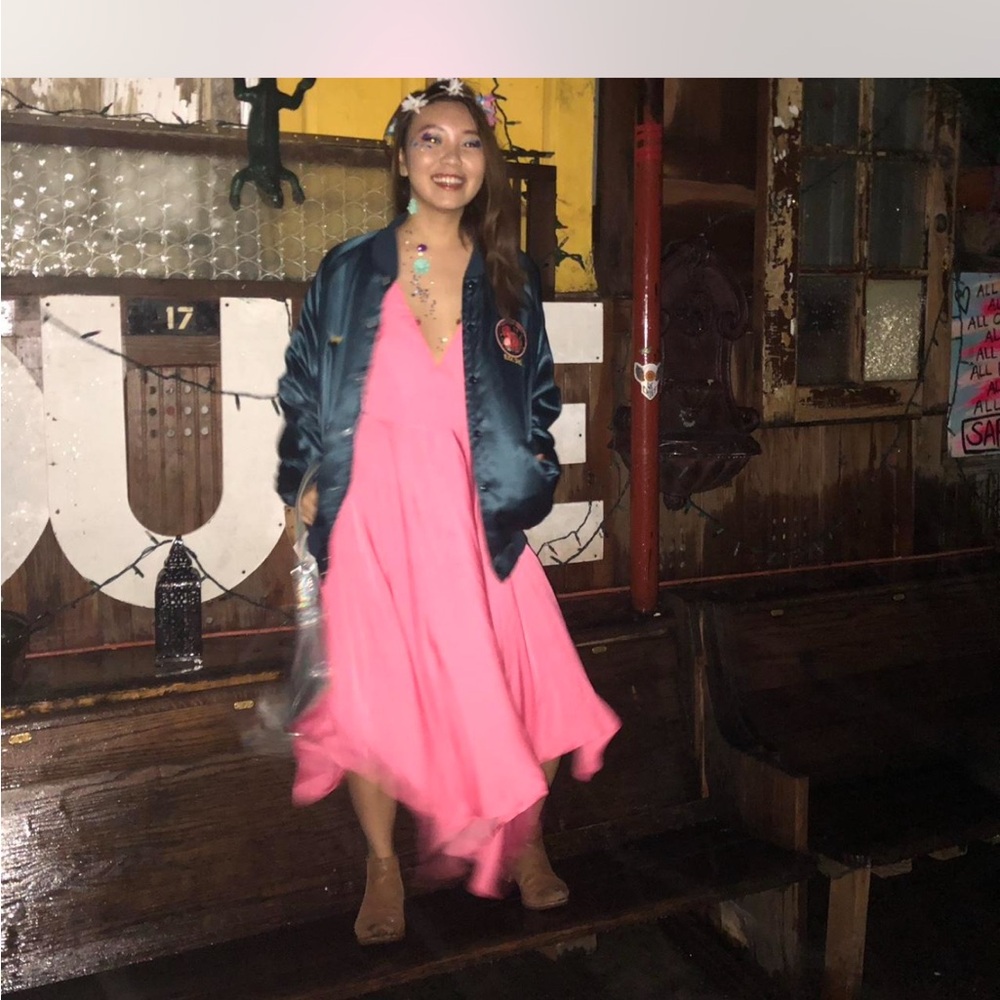 Kimchi Blue Hot Pink Dress